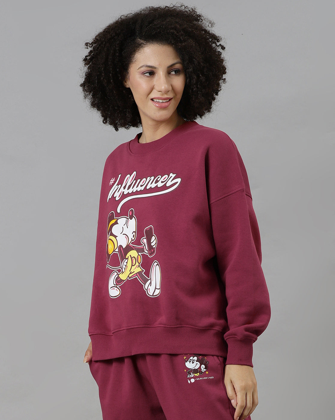 Mickey Mouse Oversized Sweatshirt For Women