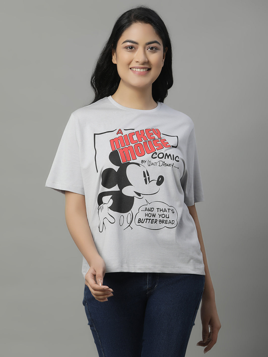 Mickey & Friends Relaxed Fit Tshirt For Women