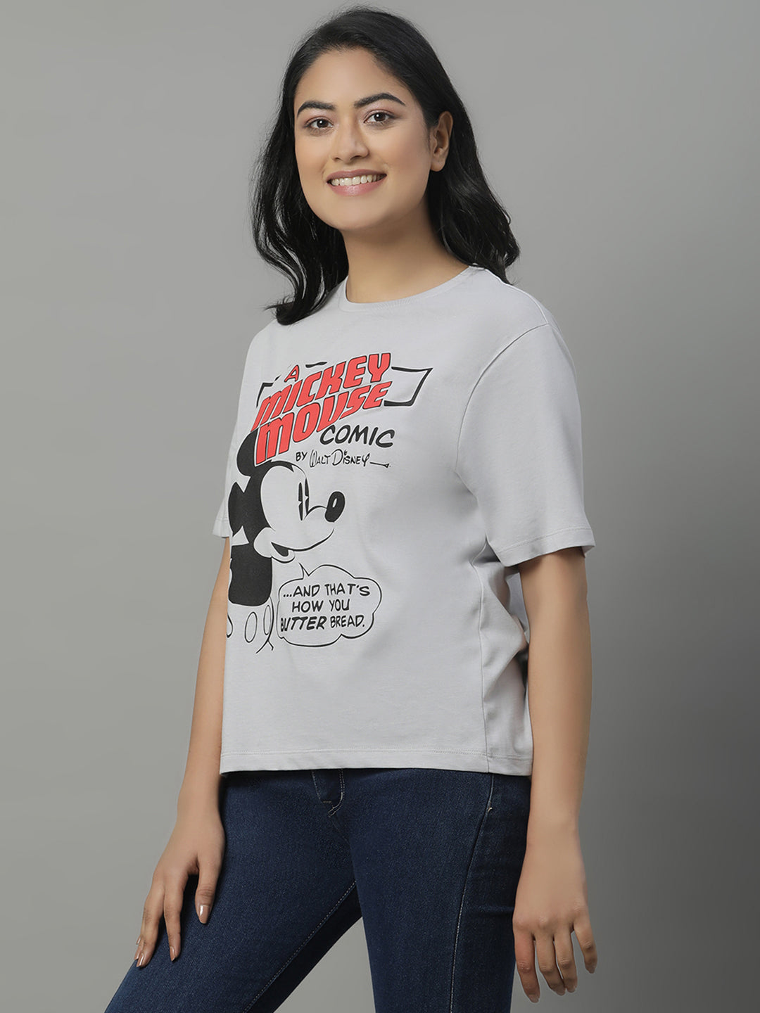 Mickey & Friends Relaxed Fit Tshirt For Women