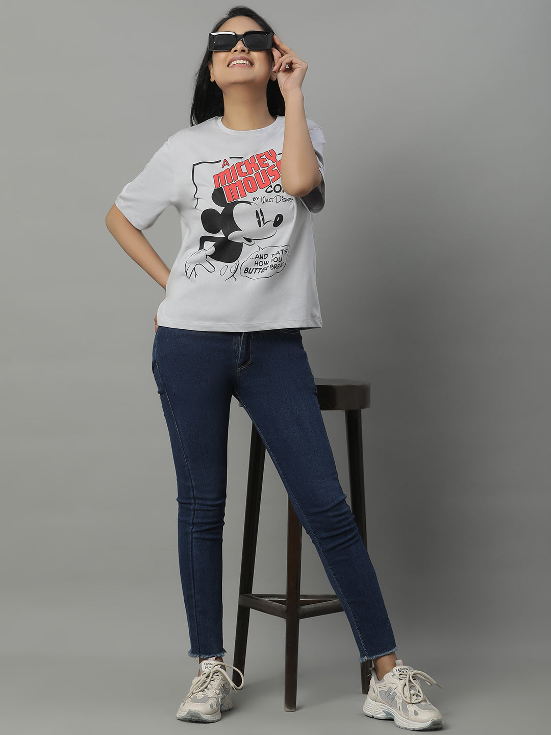 Mickey & Friends Relaxed Fit Tshirt For Women