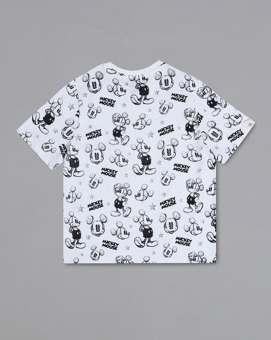 Mickey & Friends Printed Regular Fit Tshirt For Women