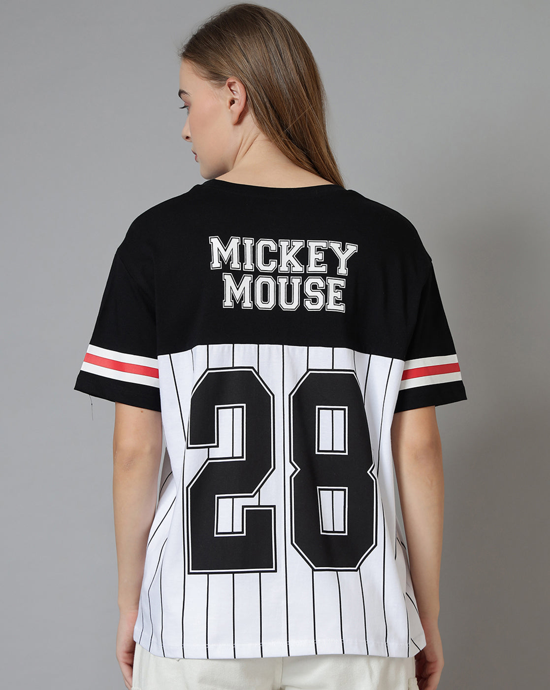 Mickey & Friends Printed Oversize Tshirt For Women