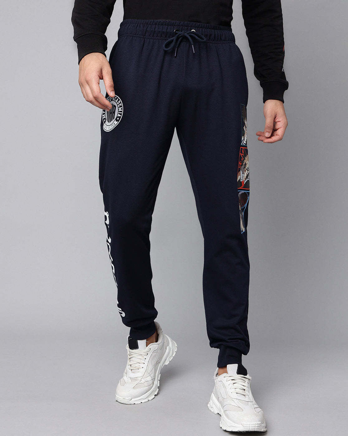 My Hero Academia Printed Mid-Rise Jogger For Men