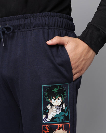 My Hero Academia Printed Mid-Rise Jogger For Men