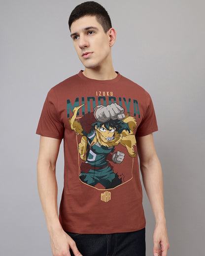 My Hero Academia Printed Regular Fit Tshirt For Men