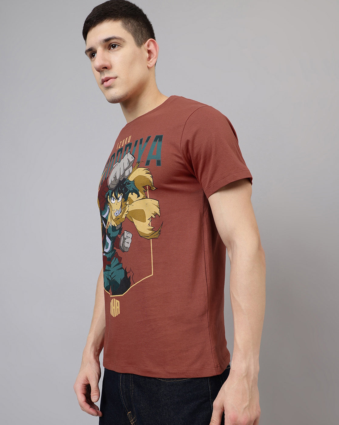 My Hero Academia Printed Regular Fit Tshirt For Men