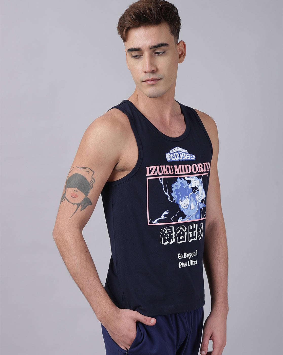 My Hero Academia Printed Regular Fit Vest For Men