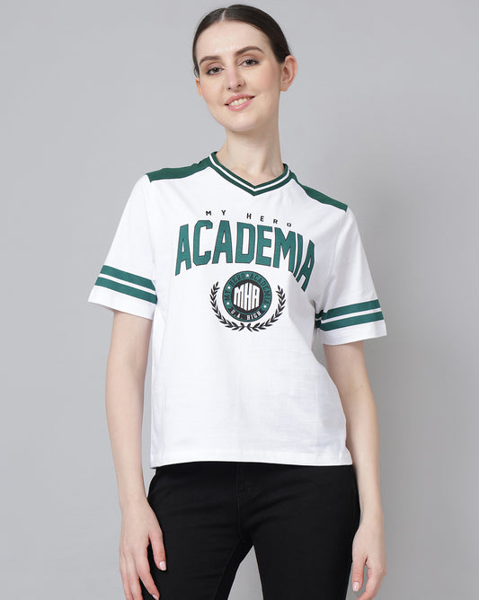 My Hero Academia Printed Regular Fit Tshirt For Women