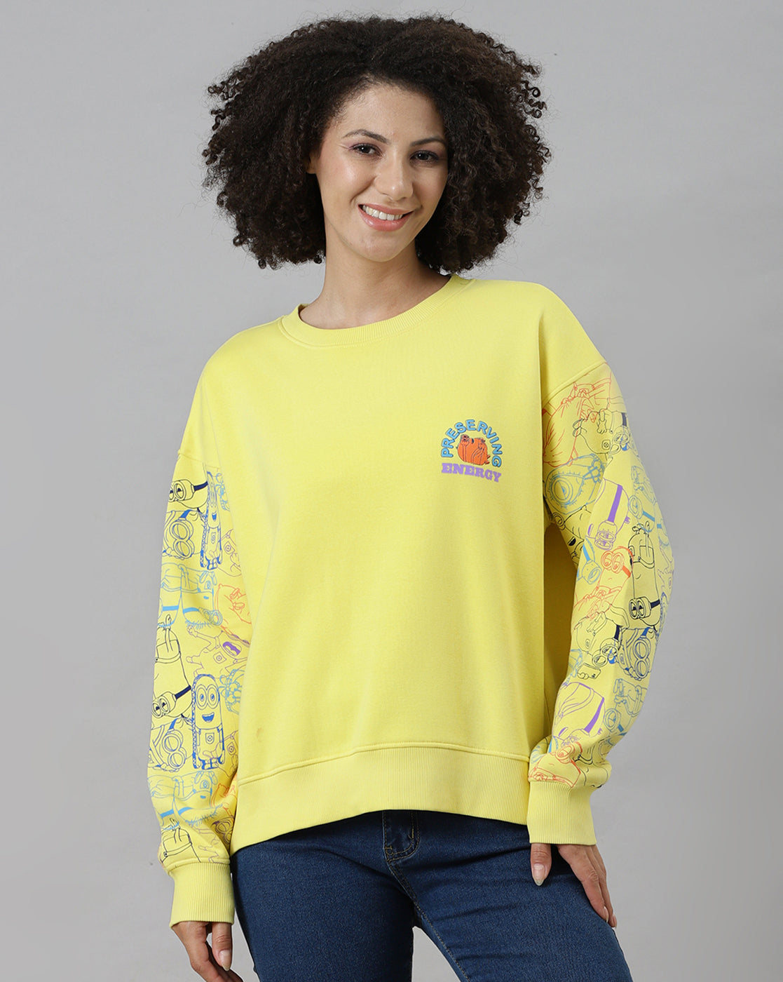 Minions Relaxed Fit Sweatshirt Women