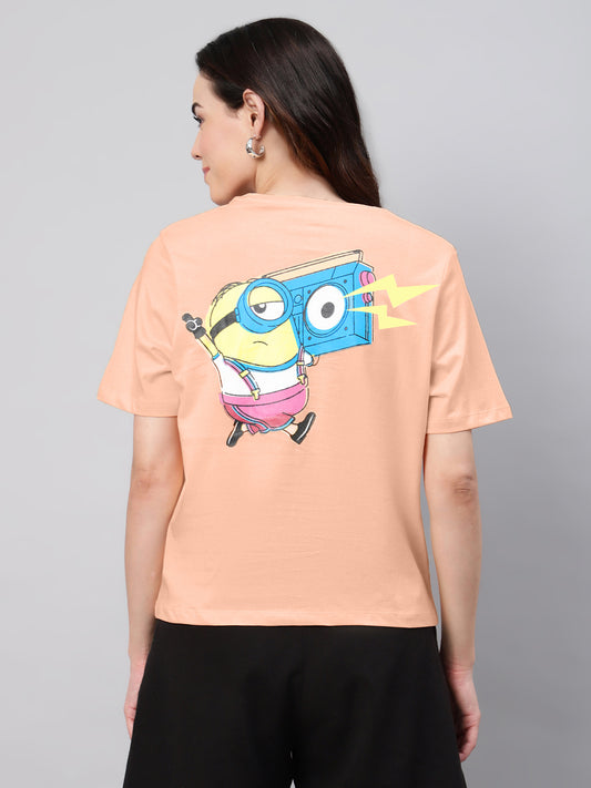 Minions Regular Fit Tshirt For Women