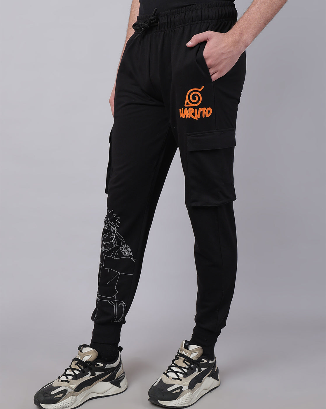 Naruto Printed Regular Fit Jogger For Men