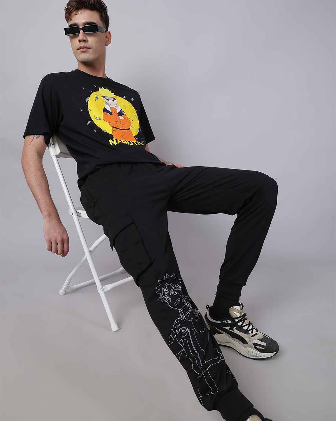 Naruto Printed Regular Fit Jogger For Men