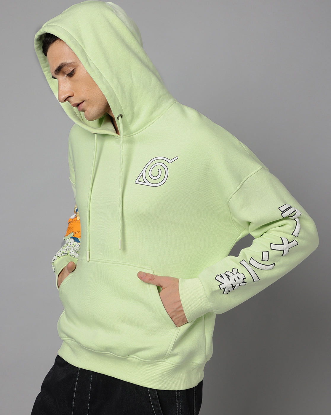 Naruto Oversized Hoodie Men