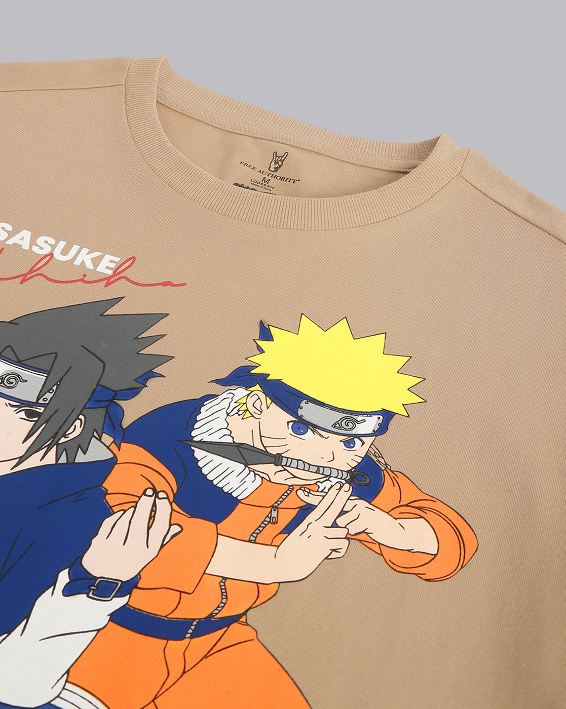 Naruto Printed Oversized Tshirt For Men