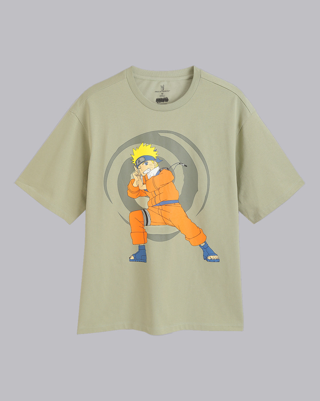 Naruto Printed Oversized Tshirt For Men