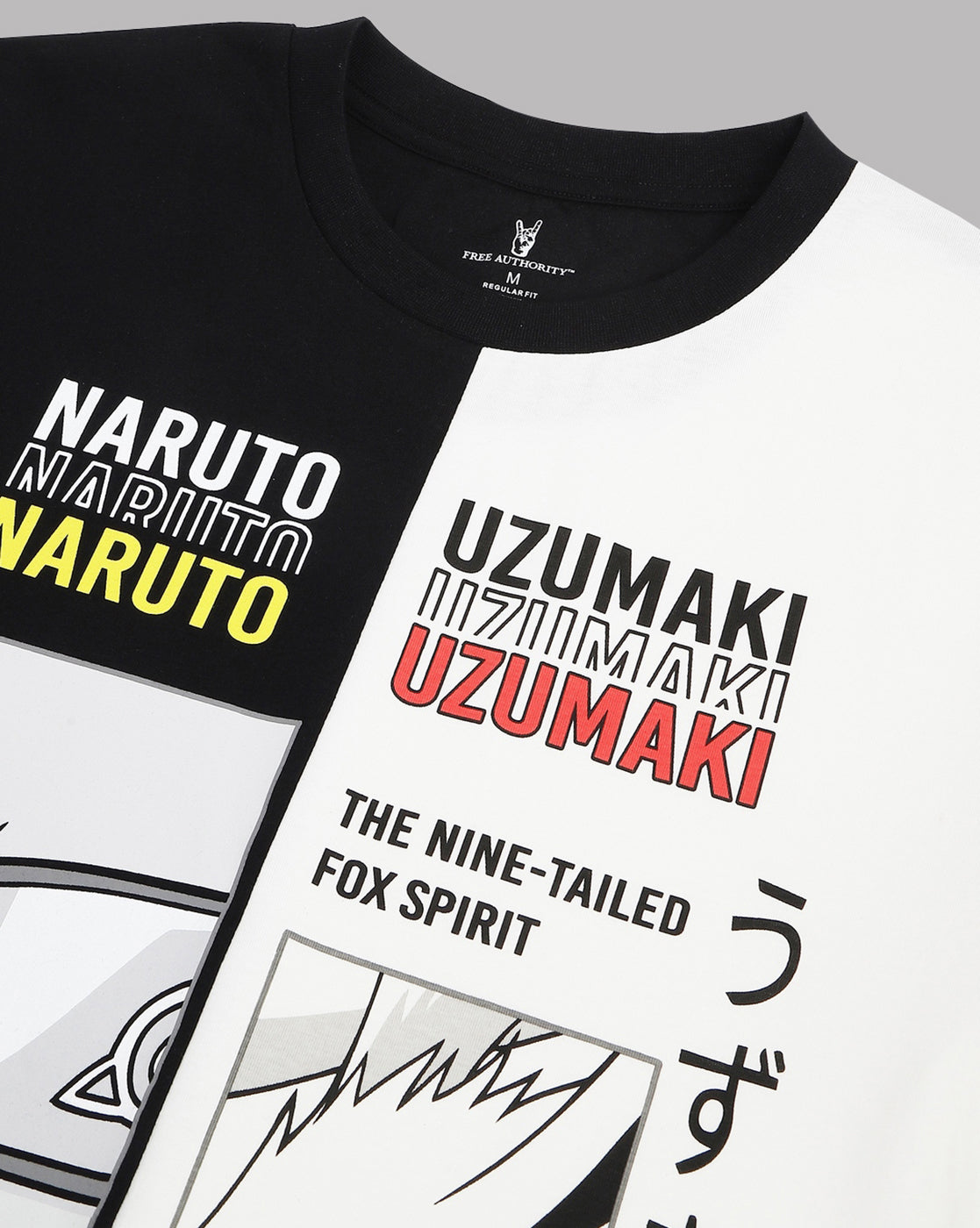 Naruto Printed Regular Fit Tshirt For Men