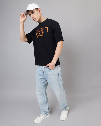 Naruto Printed Oversized Fit Tshirt For Men