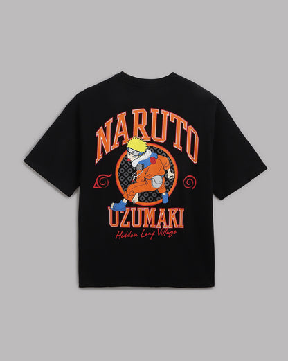 Naruto Printed Oversized Fit Tshirt For Men