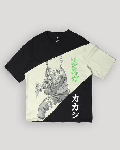 Naruto Printed Oversized Tshirt For Men