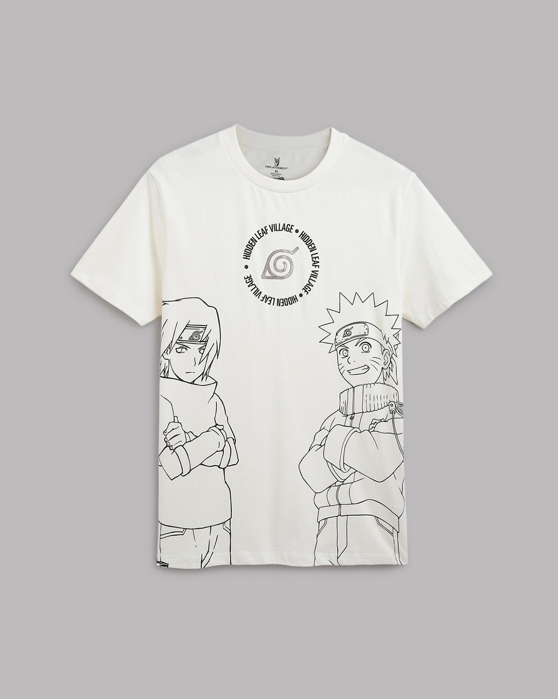 Naruto Printed Regular Fit Tshirt For Men