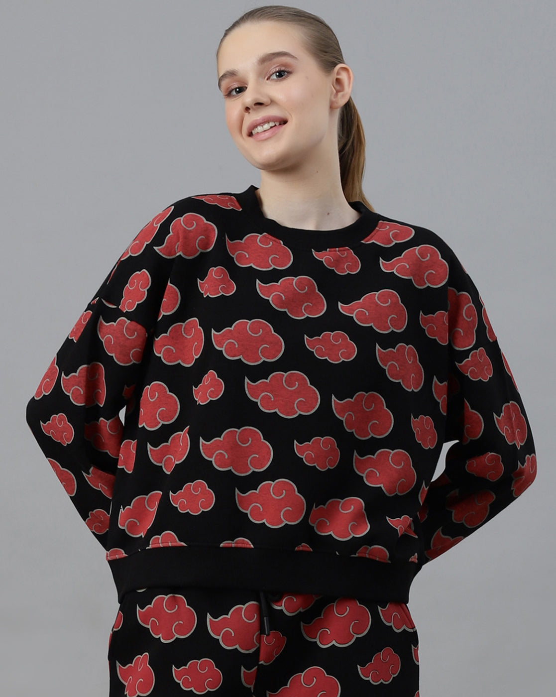 Naruto Akatsuki Oversized Sweatshirt Women