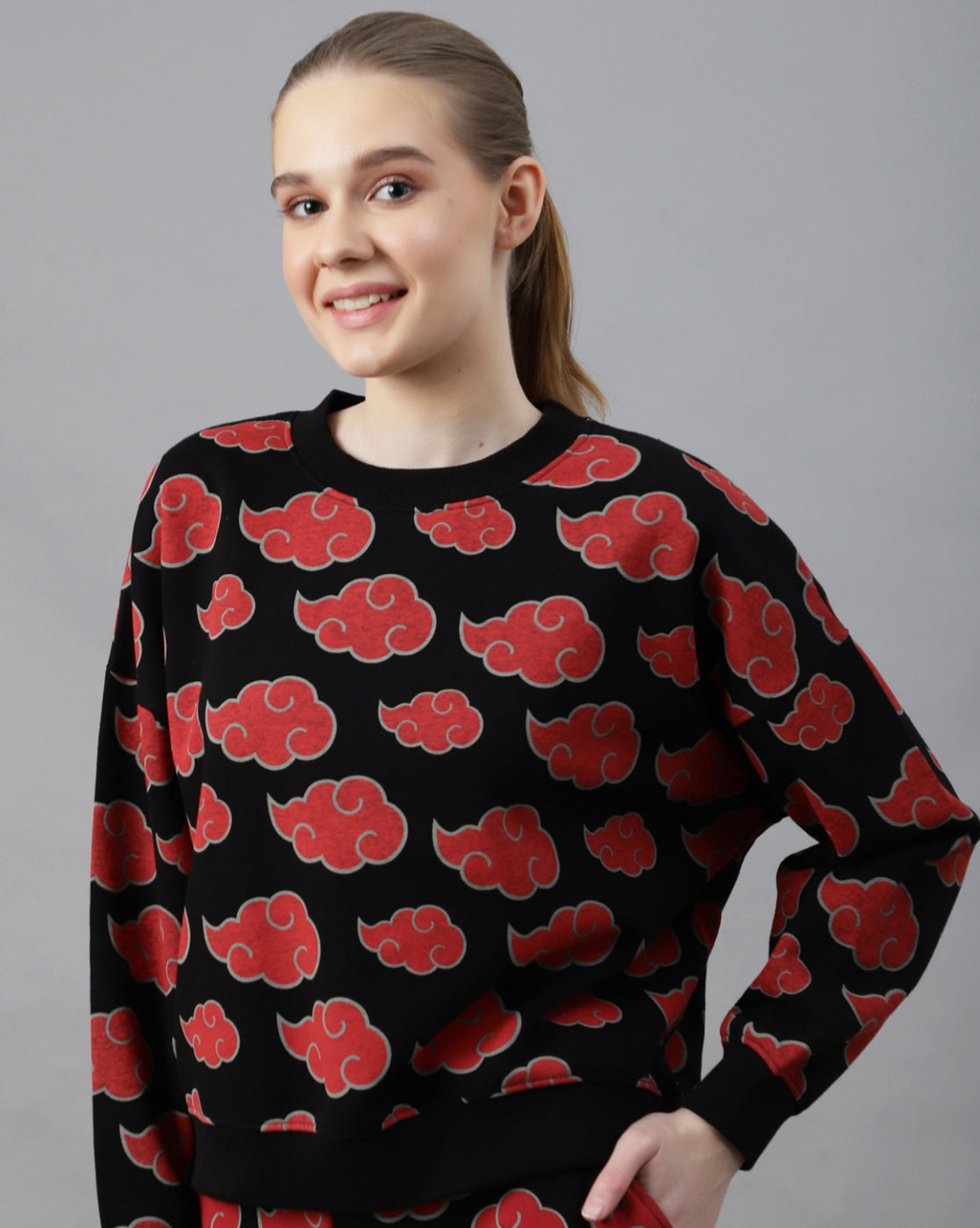 Naruto Akatsuki Oversized Sweatshirt Women