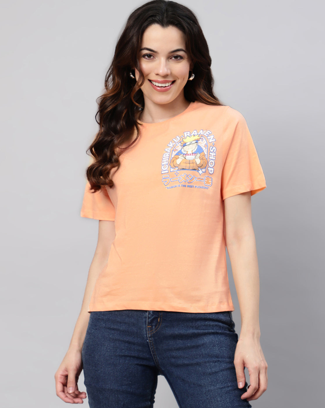 Naruto Regular Fit Tshirt For Women