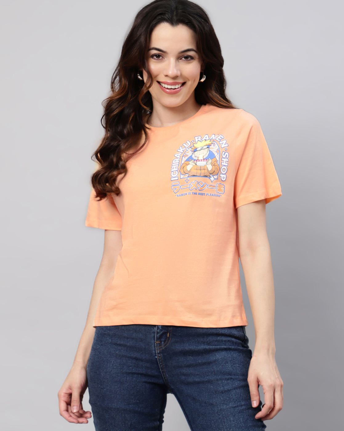 Naruto Regular Fit Tshirt For Women