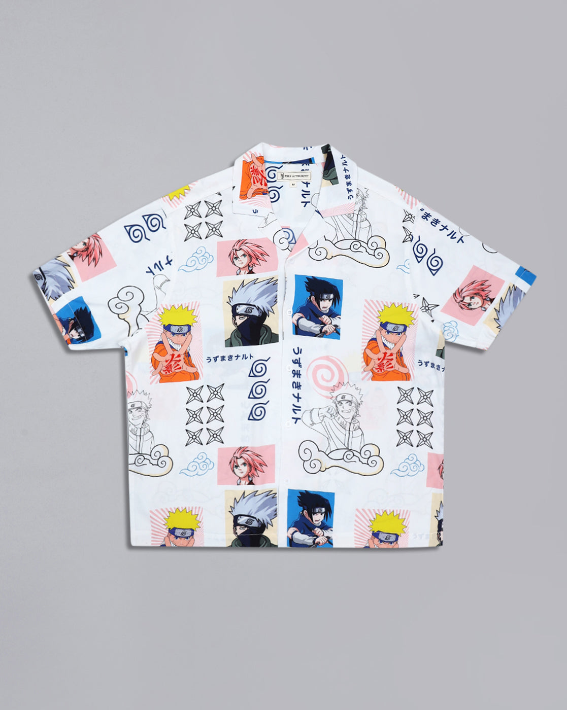 Naruto Printed Regular Fit Shirt For Men