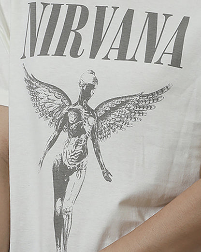 Nirvana Printed Oversize Tshirt For Women