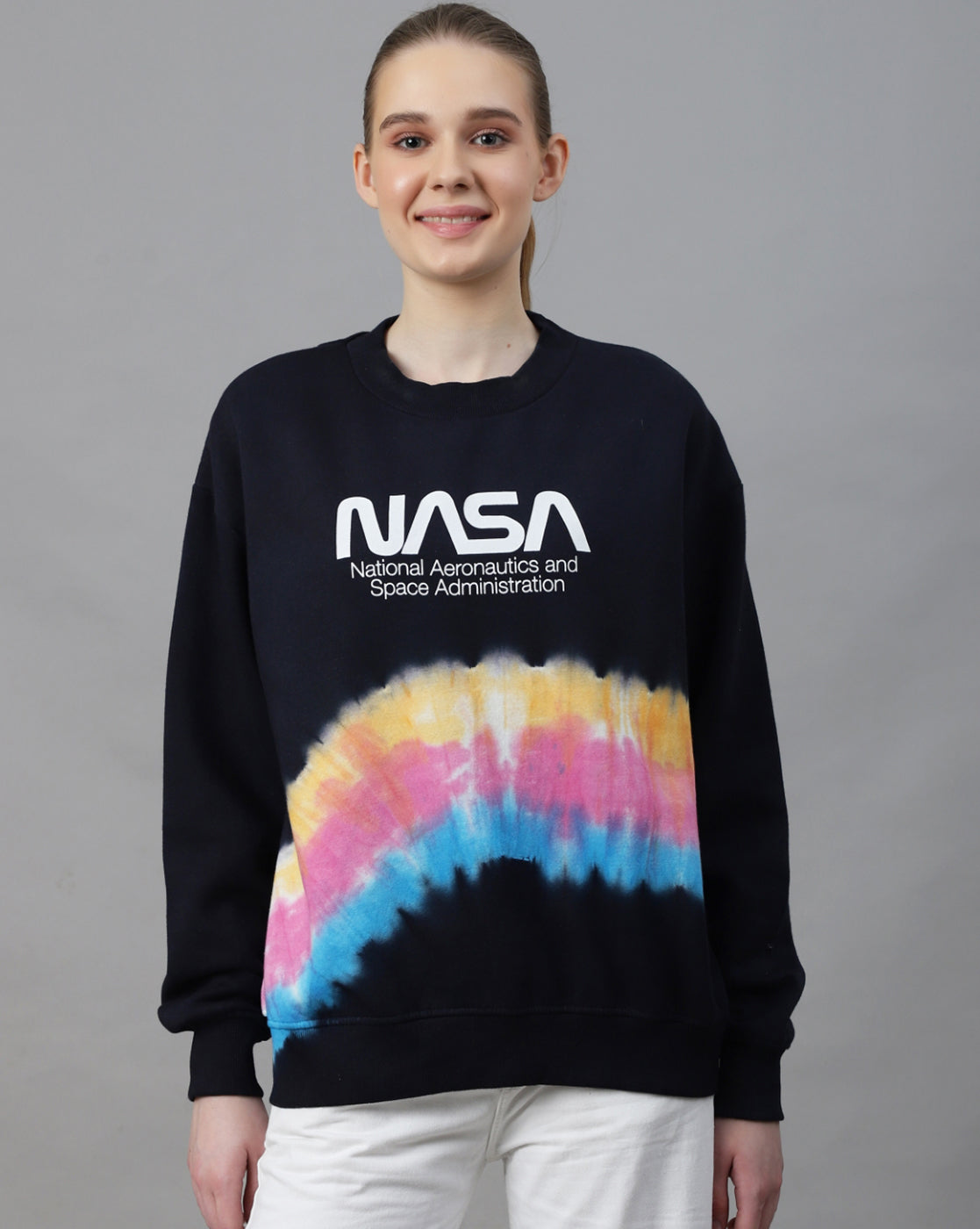 Nasa Oversized Sweatshirt Women