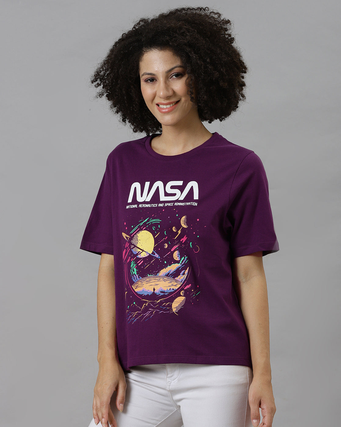 Nasa Regular Fit Tshirt Women