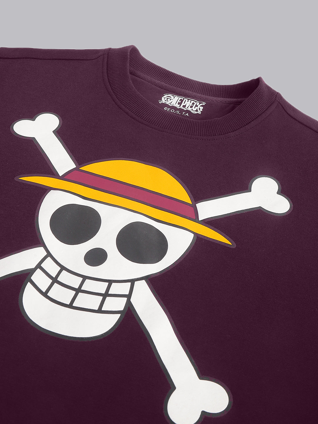 One Piece Straw Hat Pirates Oversized Sweatshirt Men