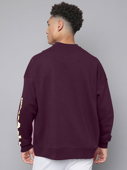 One Piece Printed  Oversized Sweatshirt For Men