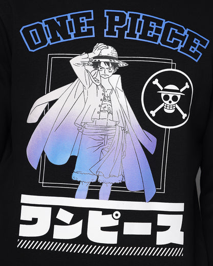 One Piece Printed Regular Fit Sweatshirt For Men