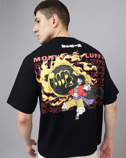 One Piece Printed oversized Tshirt For Men