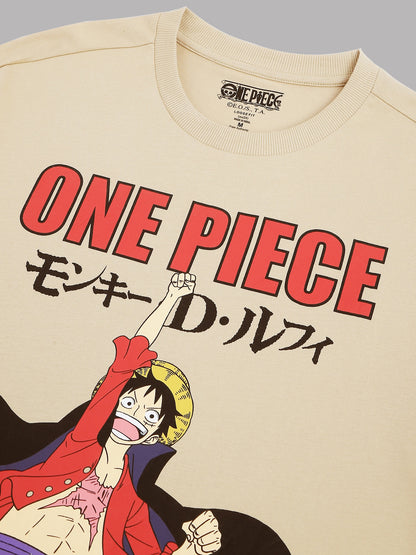 One Piece Printed oversized Tshirt For Men