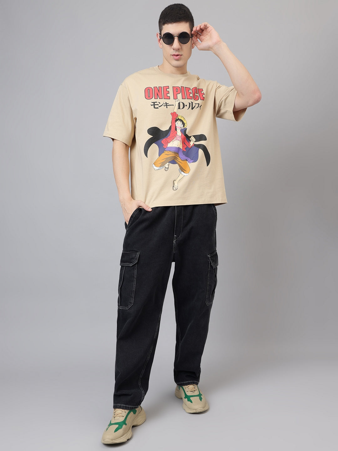 One Piece Printed oversized Tshirt For Men