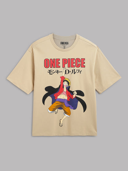 One Piece Printed oversized Tshirt For Men