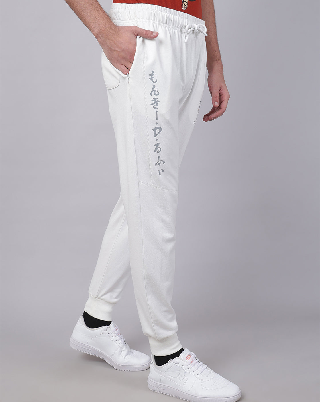 One Piece Printed Regular Fit Jogger For Men