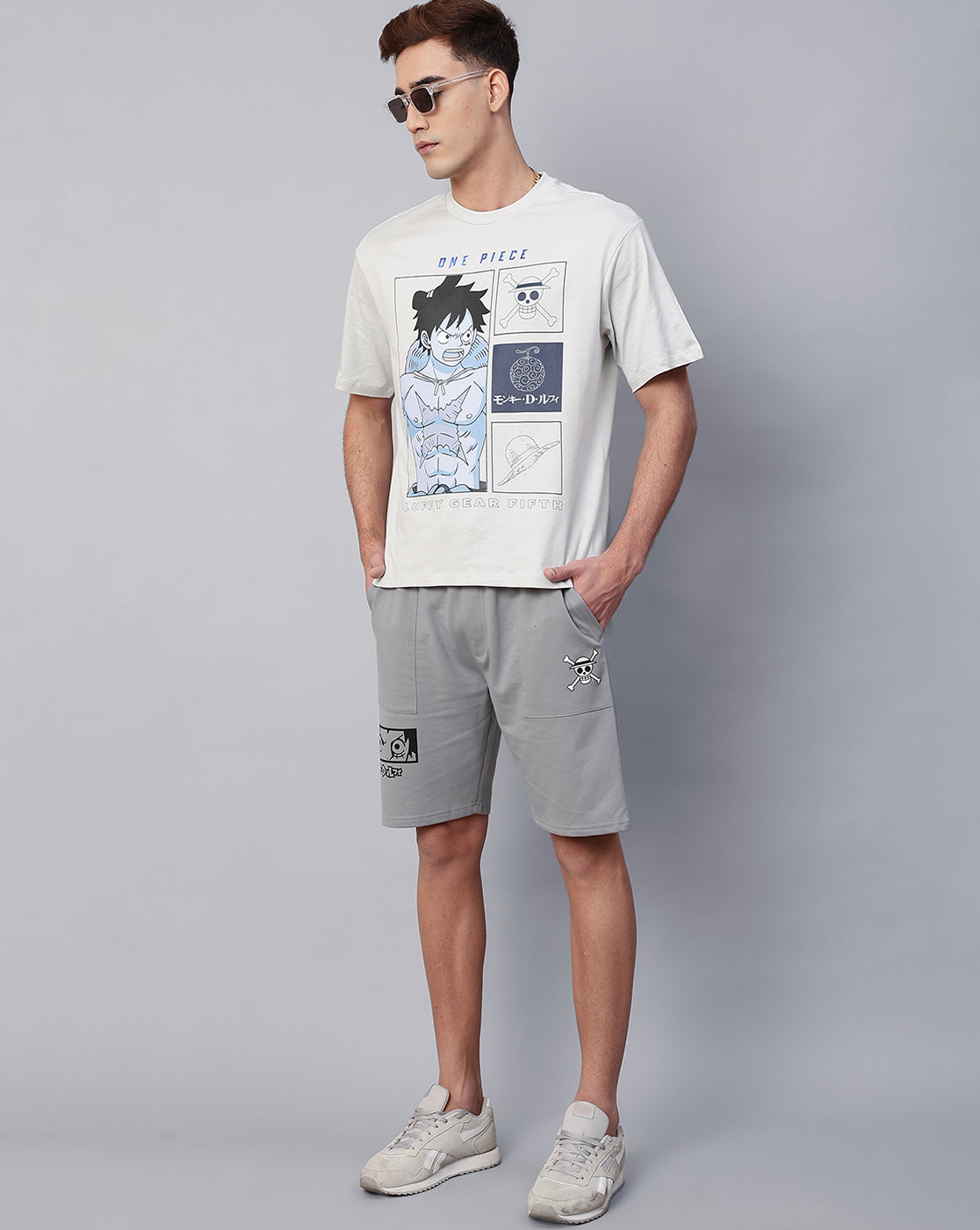 One Piece Printed Regular Fit Shorts For Men