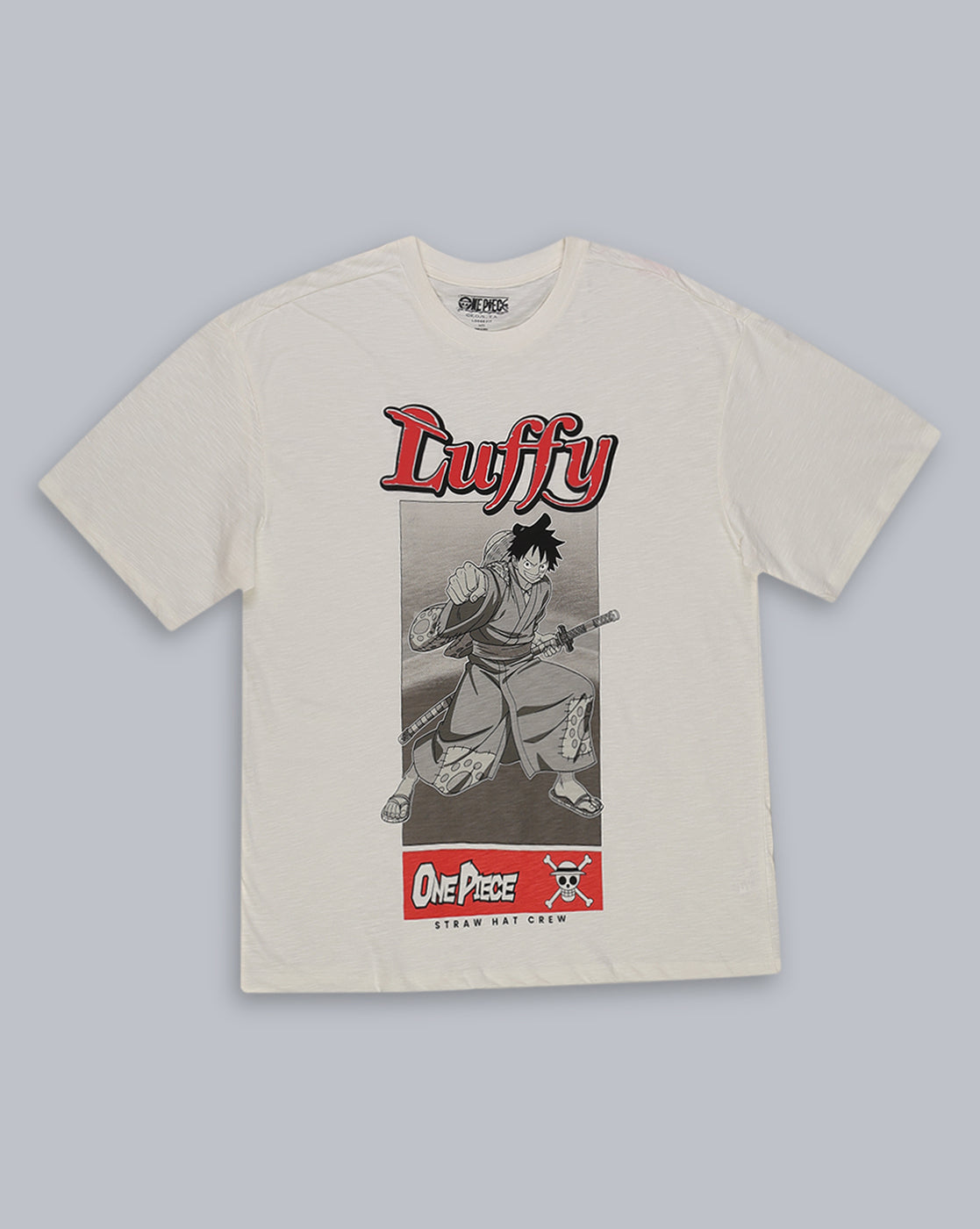 Luffy Printed Oversized Tshirt For Men