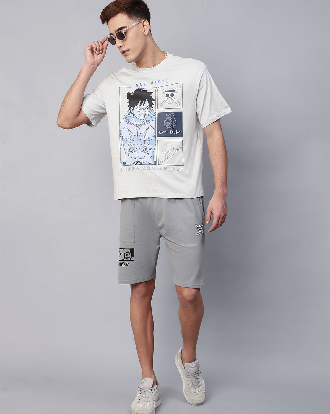 One Piece Printed Oversized Tshirt For Men