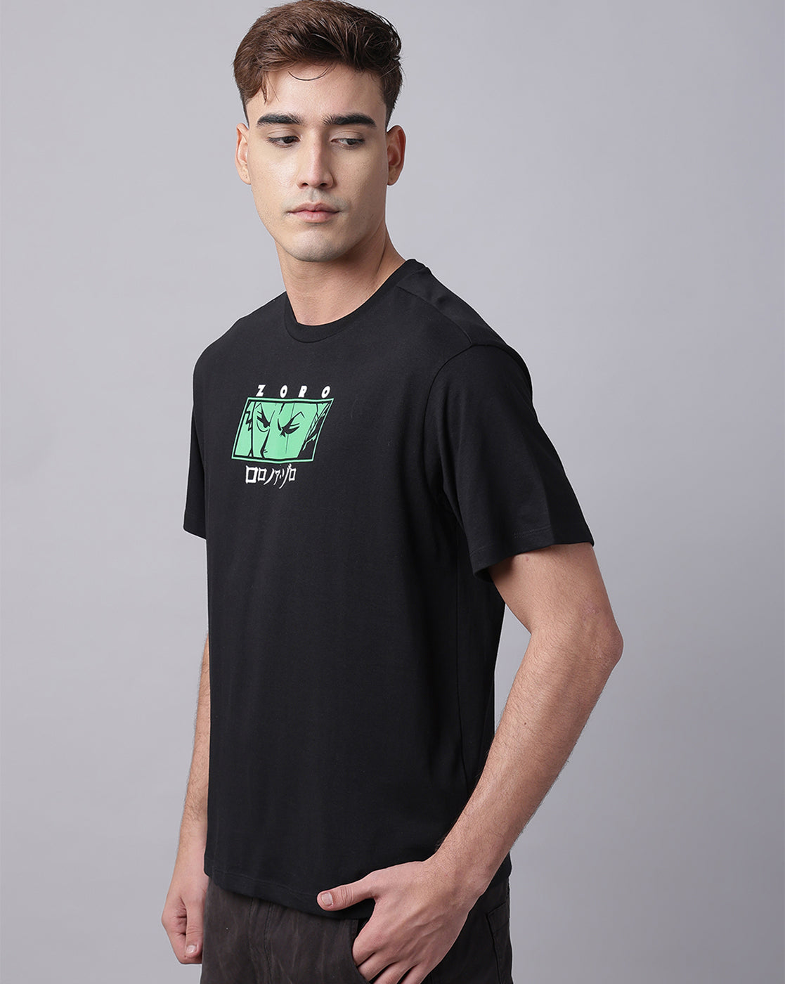 One Piece Printed Oversized Tshirt For Men