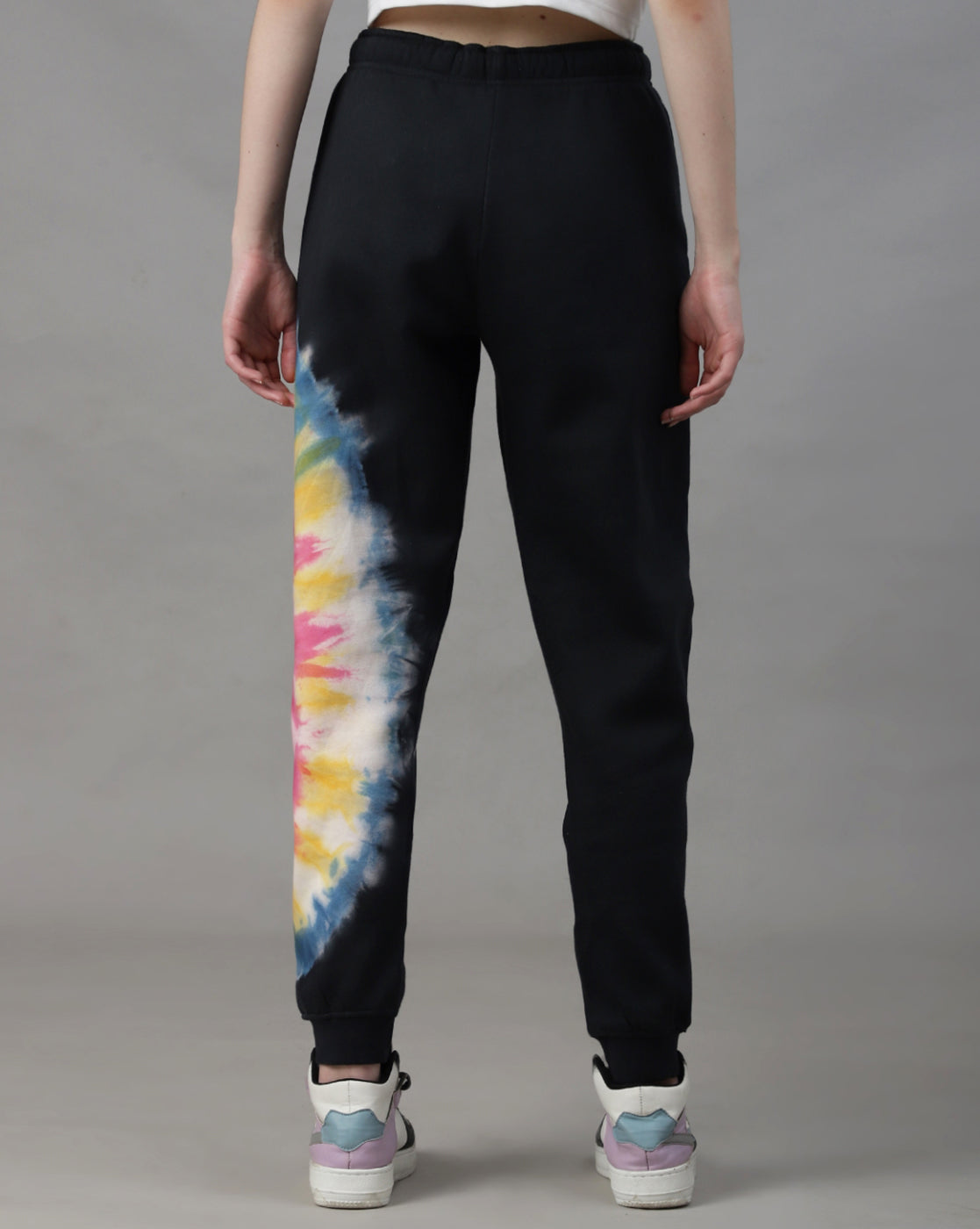 Pink Floyd Regular Fit Black Jogger Women