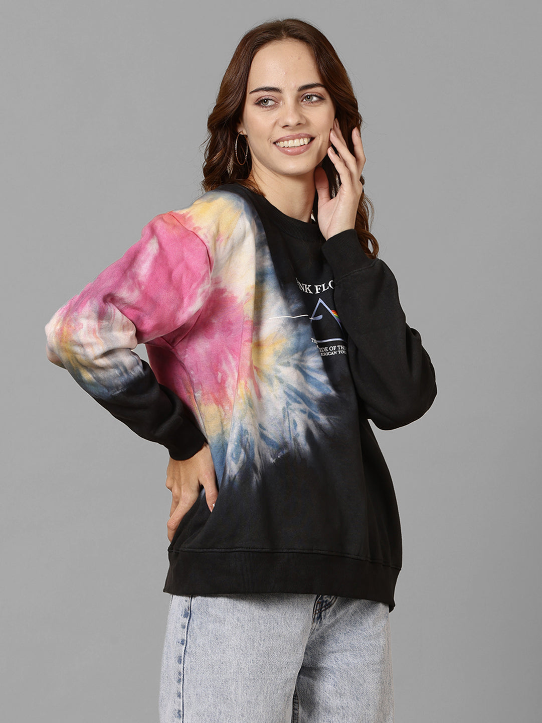 Pink Floyd Oversized Sweatshirt For Women