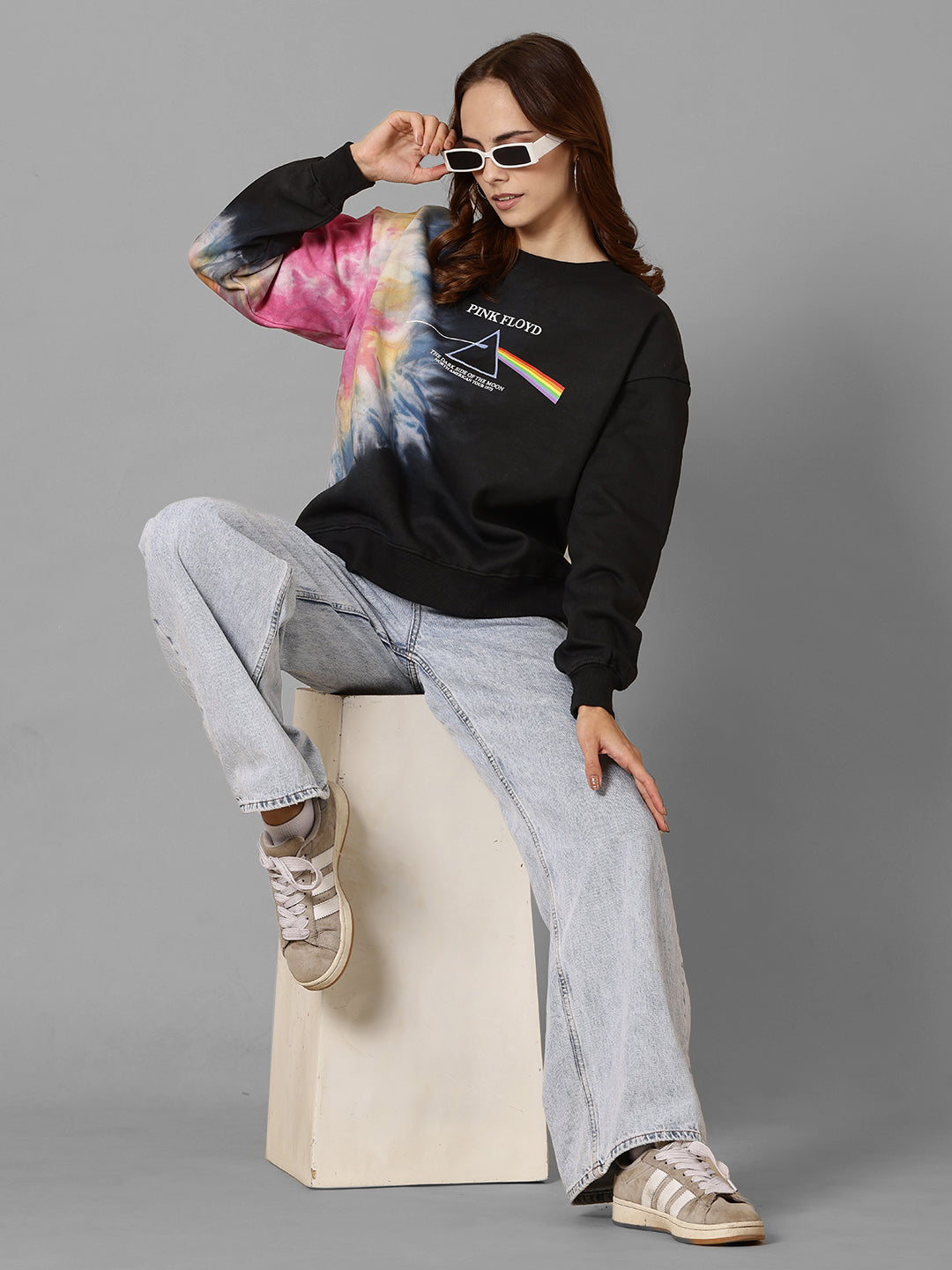 Pink Floyd Oversized Sweatshirt For Women