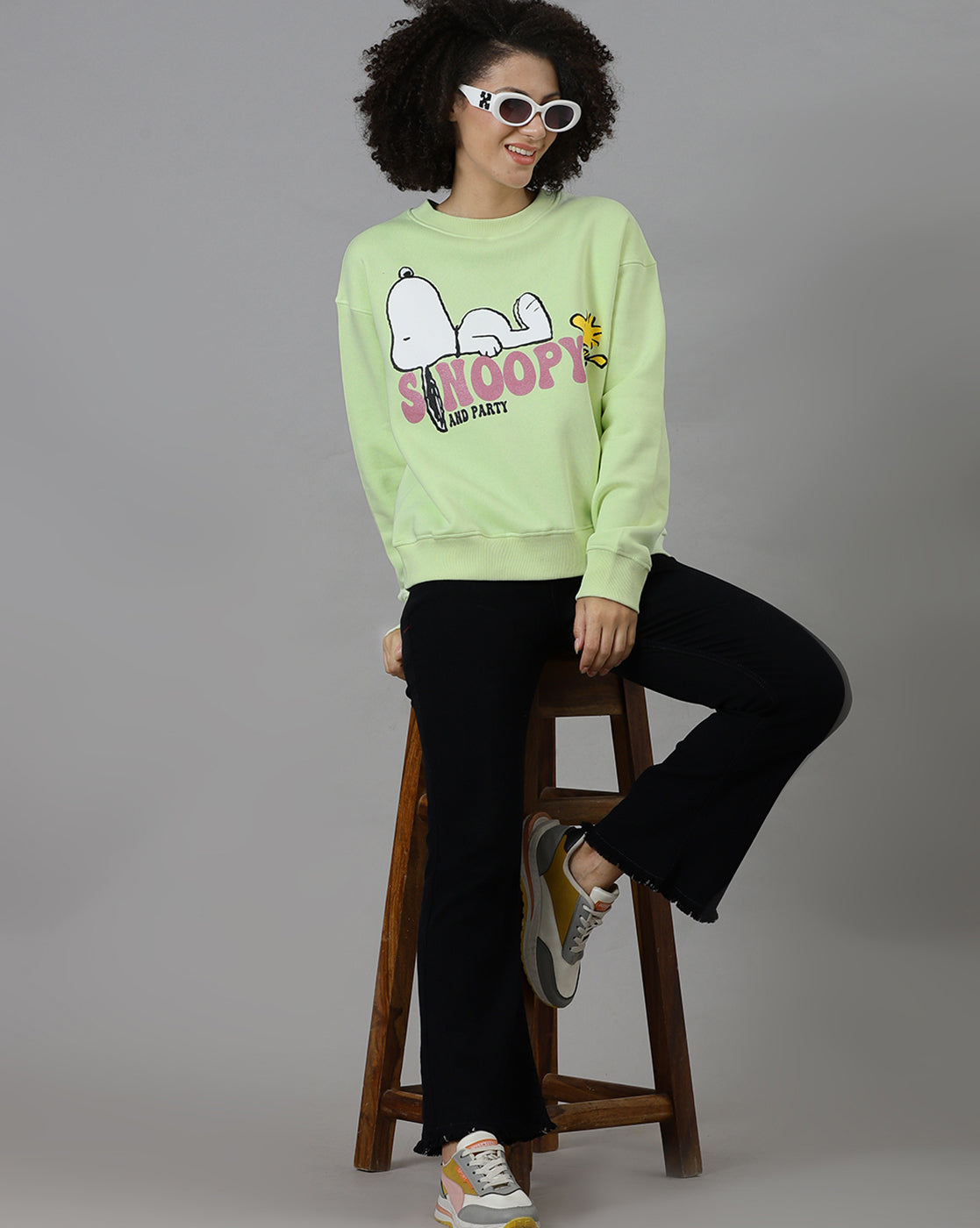 Snoopy Relaxed Fit Sweatshirt Women