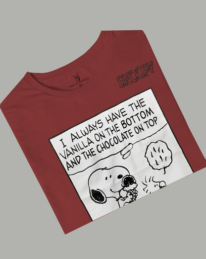 Peanuts Regular Fit Tshirt For Women