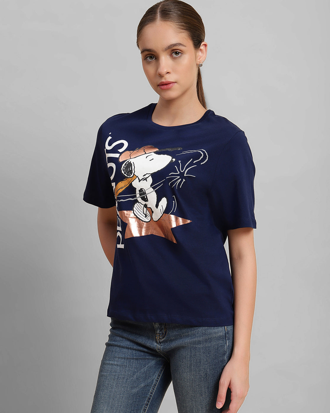 Peanuts Regular Fit Tshirt For Women